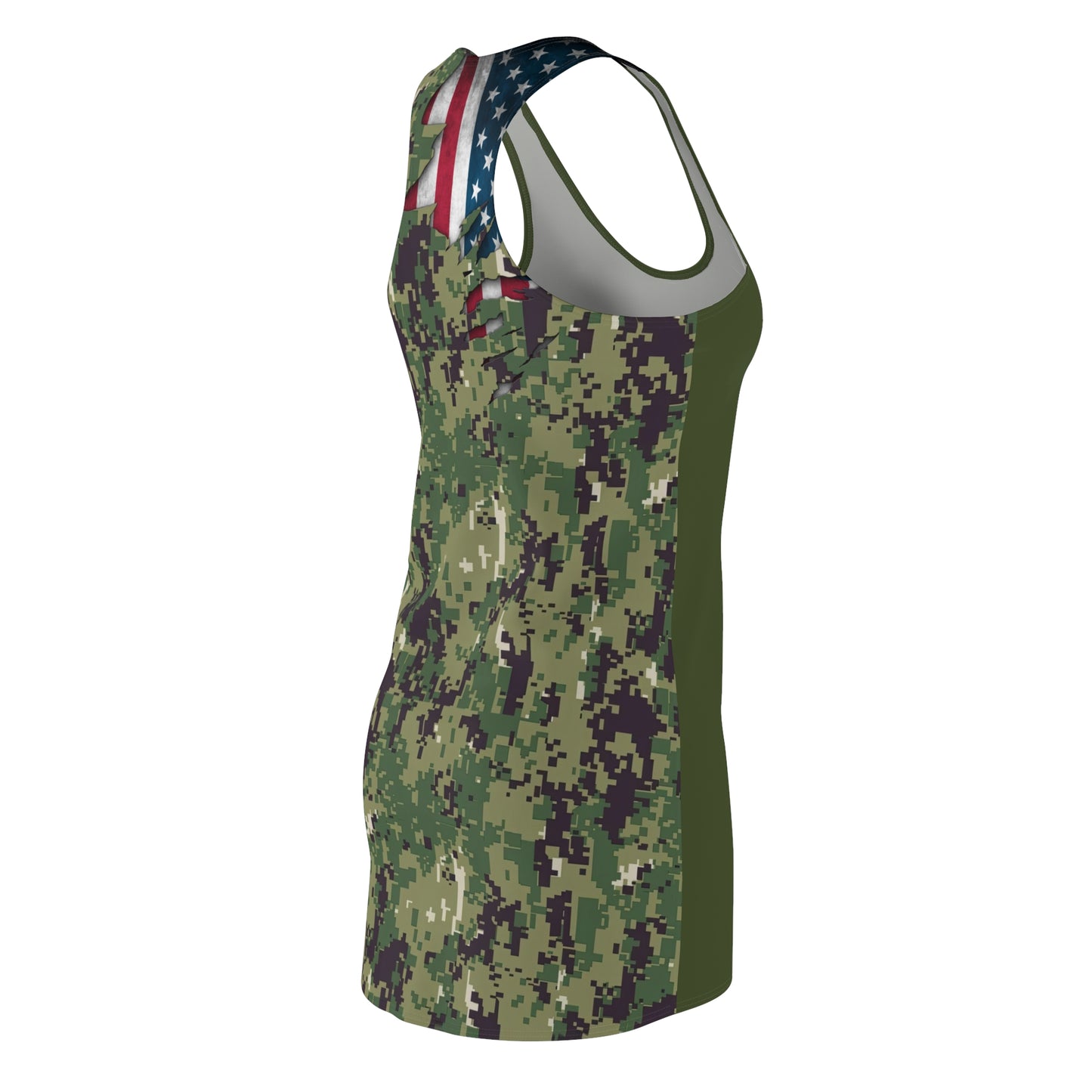NR Green Camo Dress