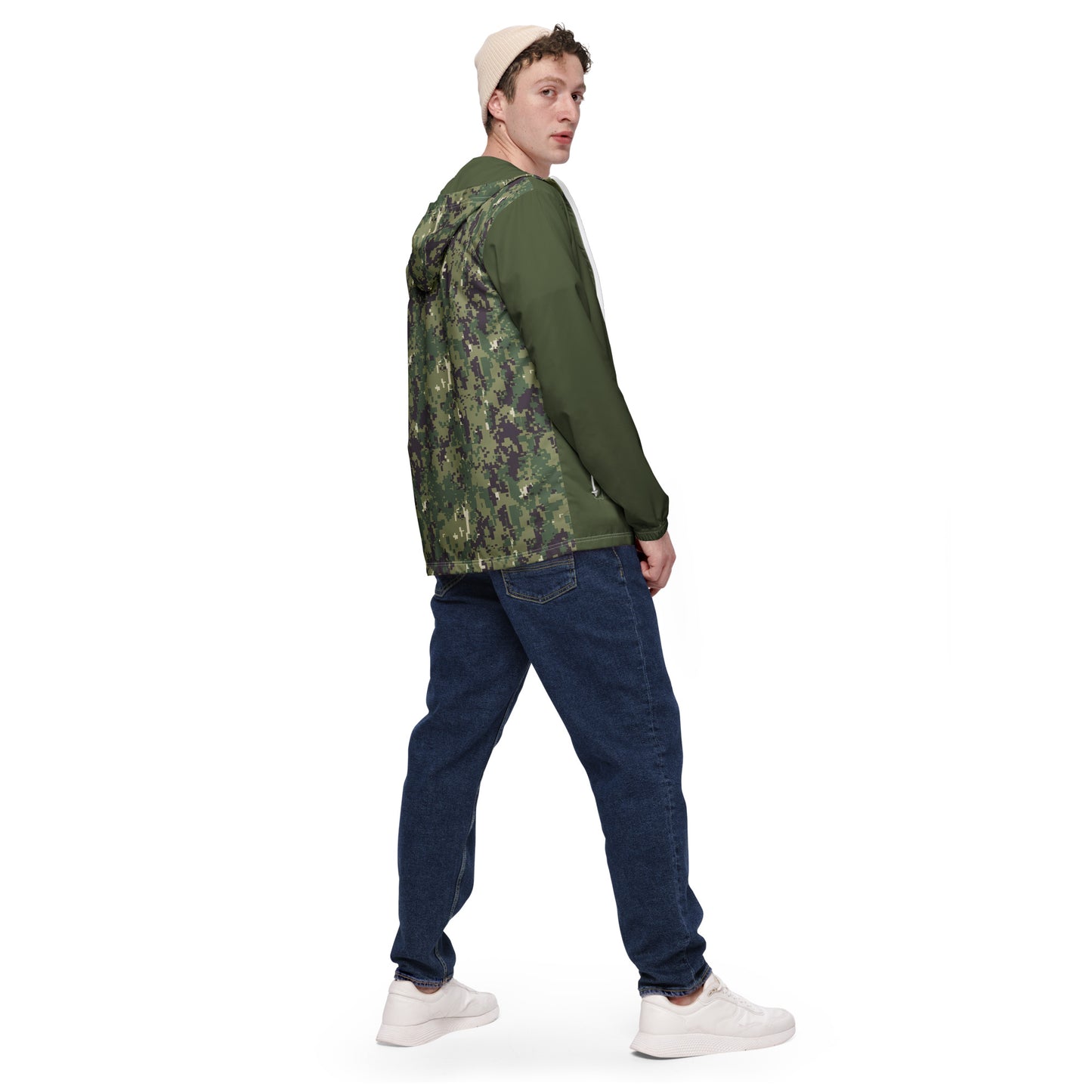 NR Green Camo Windbreaker