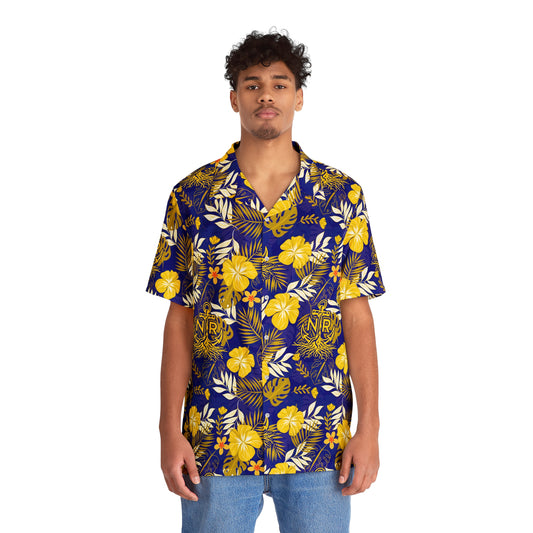 Navy Roots High Tide Hawaiian Shirt